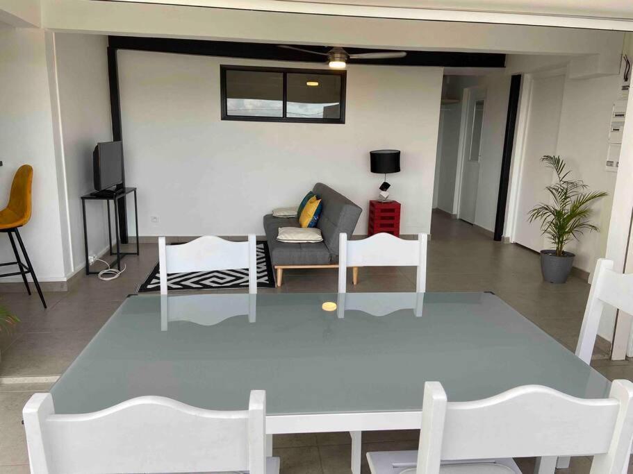 Villa Bahia - Appt F3 Vue Mer Et Montagne Baillif エクステリア 写真